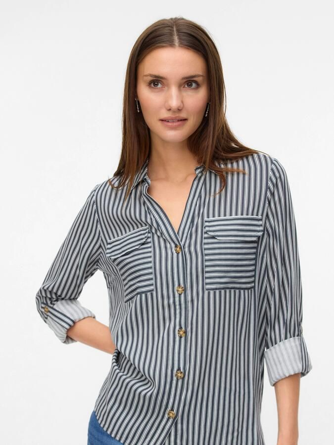 Vero Moda Overhemdblouse VMBUMPY L S SHIRT NEW WVN GA NOOS - Foto 5