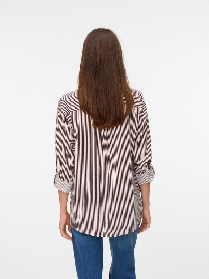 Vero Moda Regular fit overhemdblouse van pure viscose model 'BUMPY' - Foto 3