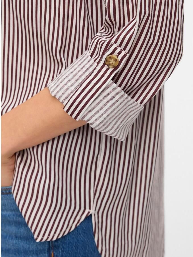 Vero Moda Regular fit overhemdblouse van pure viscose model 'BUMPY' - Foto 2