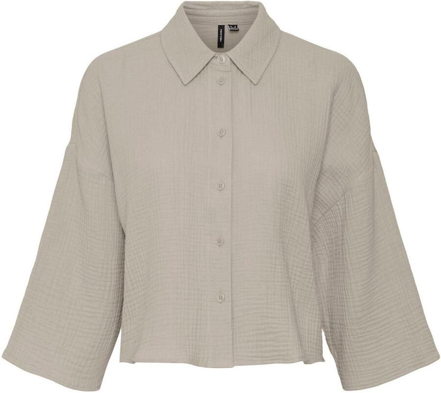 Vero Moda Overhemdblouse VMNATALI CROP SHIRT WVN NOOS