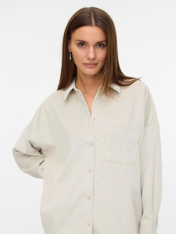 Vero Moda Overhemdblouse VMSANNE COURDEROY LS SHIRT WVN GA NOOS - Foto 5