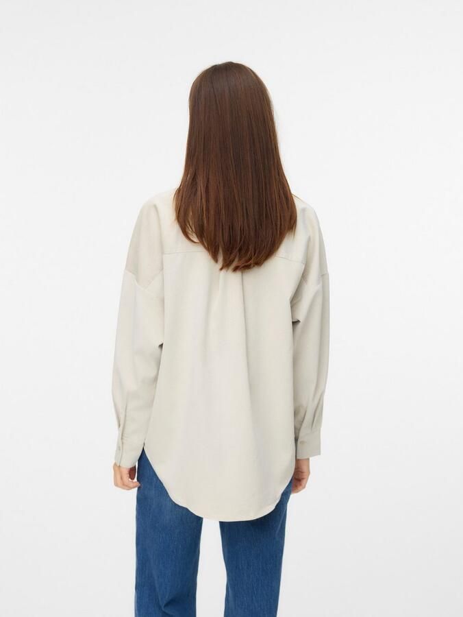 Vero Moda Overhemdblouse VMSANNE COURDEROY LS SHIRT WVN GA NOOS - Foto 3