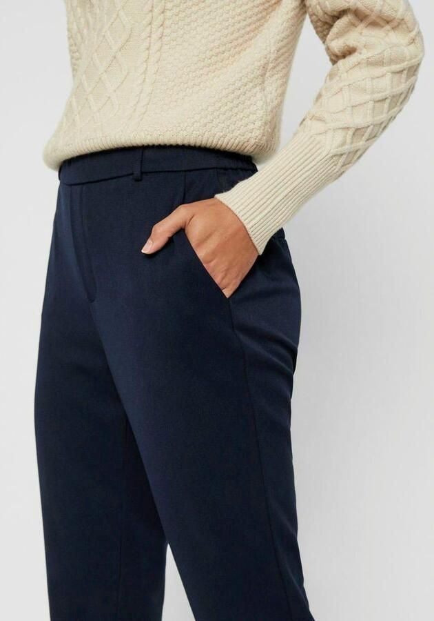 Vero Moda Loose fit stoffen broek met gestileerde opening model 'MAYA' - Foto 2