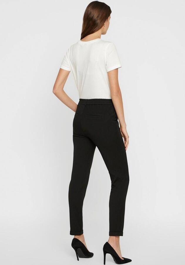 Vero Moda Loose fit stoffen broek met gestileerde opening model 'MAYA' - Foto 2