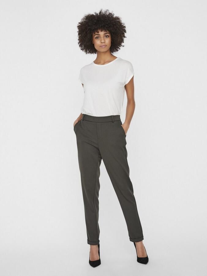 Vero Moda Damesbroek vmmaya mr loose solid Groen Dames - Foto 2