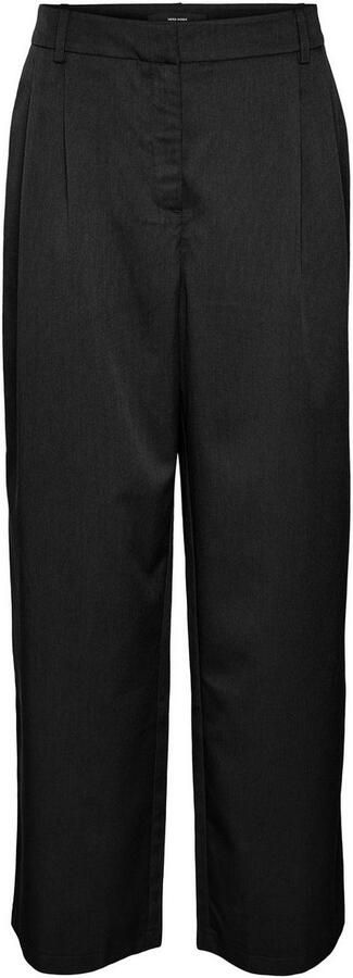 Vero Moda Loose fit stoffen broek met bandplooien model 'NILA' - Foto 7