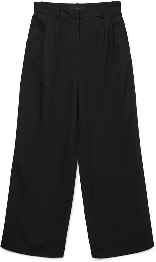 Vero Moda Loose fit stoffen broek met bandplooien model 'NILA' - Foto 6
