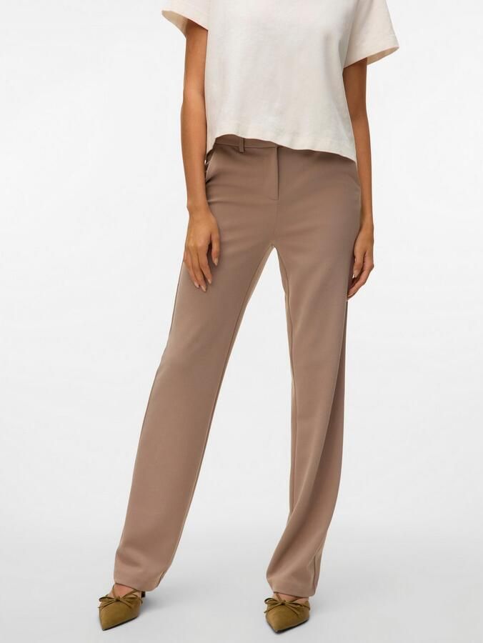 Vero Moda Pantalon VMZAMIRA MW SLIM STRAIGHT PANT NOOS - Foto 5