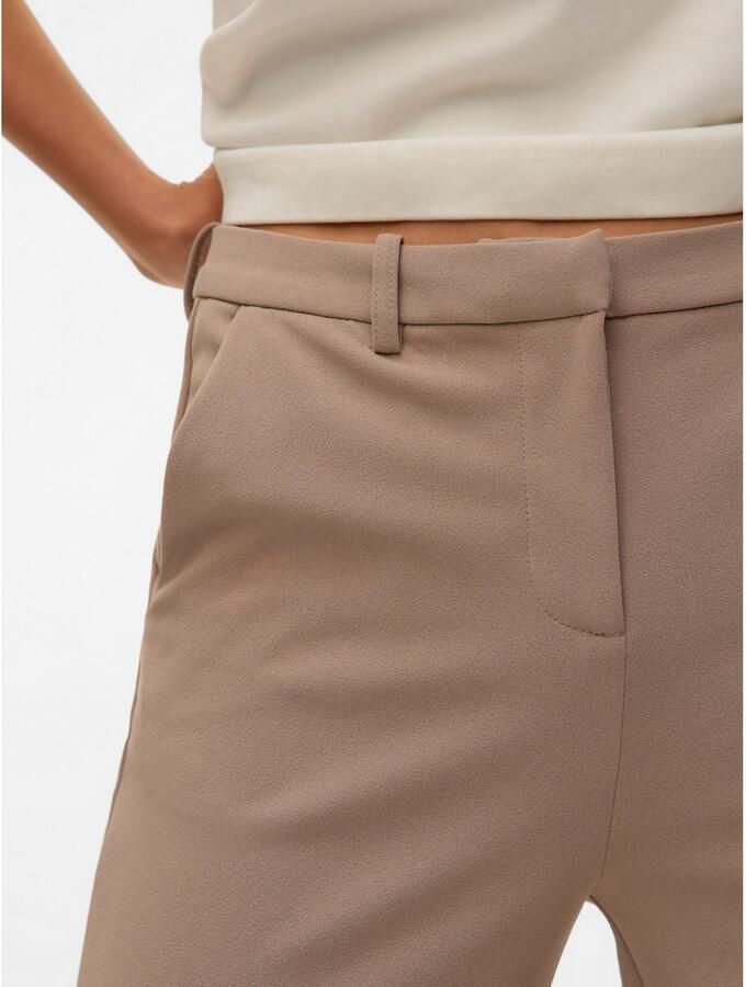 Vero Moda Pantalon VMZAMIRA MW SLIM STRAIGHT PANT NOOS