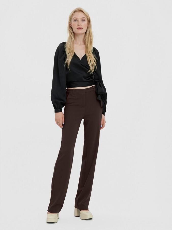Vero Moda Pantalon VMZAMIRA MW SLIM STRAIGHT PANT NOOS - Foto 4