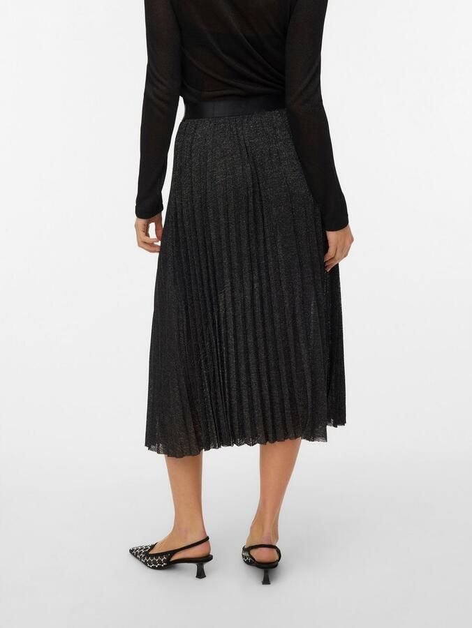 Vero Moda Plissérok VMHENLEY MW 7 8 SKIRT JRS BTQ - Foto 3