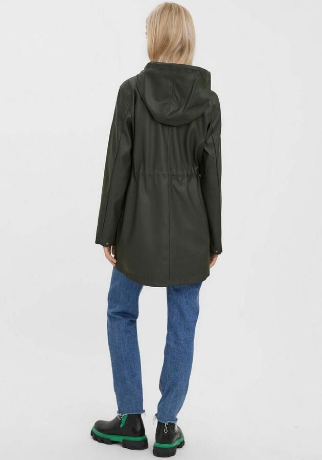 Vero Moda Regular fit functioneel jack met tunnelkoord in de taille model 'MALOU' - Foto 3