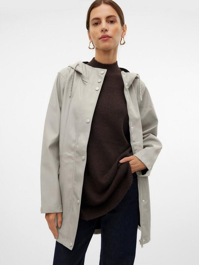 Vero Moda Regular fit functioneel jack met tunnelkoord in de taille model 'MALOU' - Foto 3