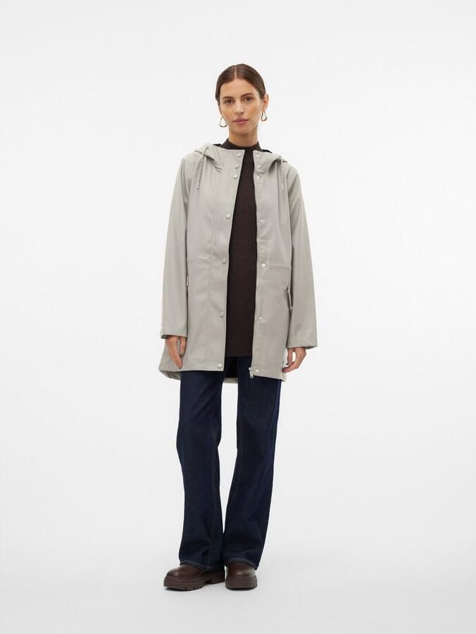 Vero Moda Regular fit functioneel jack met tunnelkoord in de taille model 'MALOU' - Foto 4