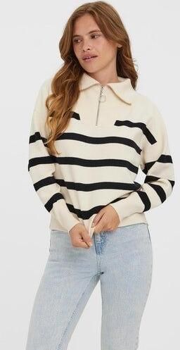 Vero Moda Regular fit gebreide pullover met schipperskraag model 'SABA' - Foto 7