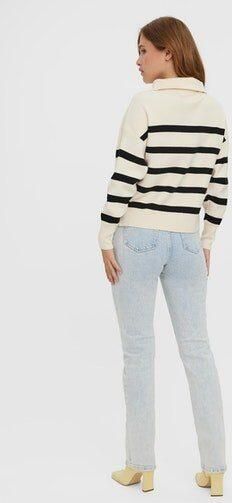 Vero Moda Regular fit gebreide pullover met schipperskraag model 'SABA' - Foto 6