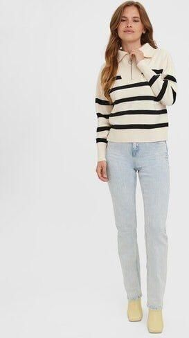 Vero Moda Regular fit gebreide pullover met schipperskraag model 'SABA' - Foto 5