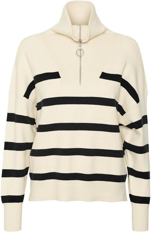 Vero Moda Regular fit gebreide pullover met schipperskraag model 'SABA' - Foto 3