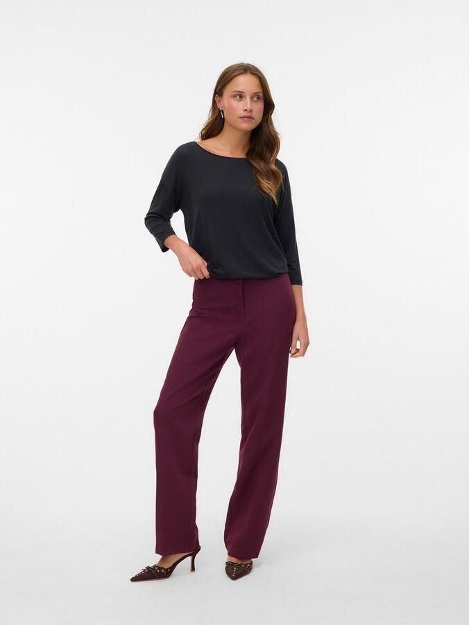 Vero Moda Shirt met 3 4 mouwen VMAVA 3 4 TOP JRS GA NOOS - Foto 4