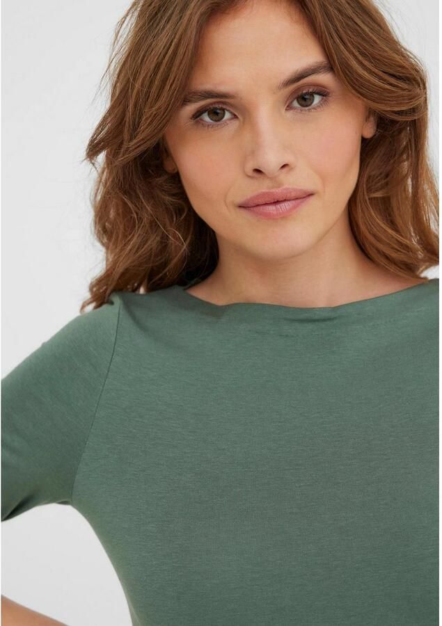 Vero Moda Shirt met 3 4 mouwen VMPANDA MODAL 3 4 TOP JRS NOOS - Foto 2