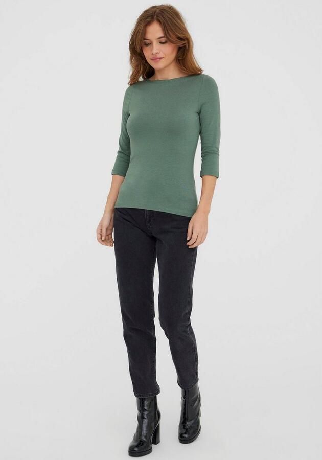 Vero Moda Shirt met 3 4 mouwen VMPANDA MODAL 3 4 TOP JRS NOOS - Foto 3