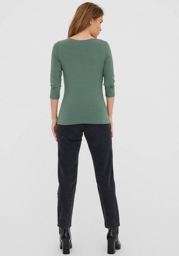 Vero Moda Shirt met 3 4 mouwen VMPANDA MODAL 3 4 TOP JRS NOOS - Foto 4