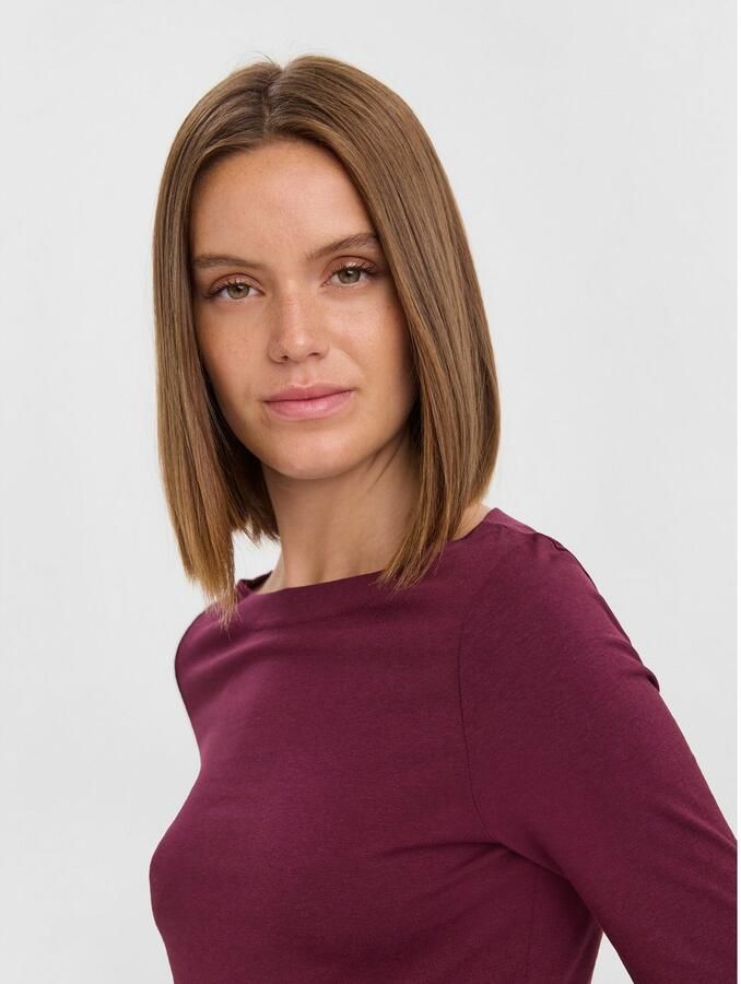 Vero Moda Shirt met 3 4 mouwen VMPANDA MODAL 3 4 TOP JRS NOOS - Foto 4