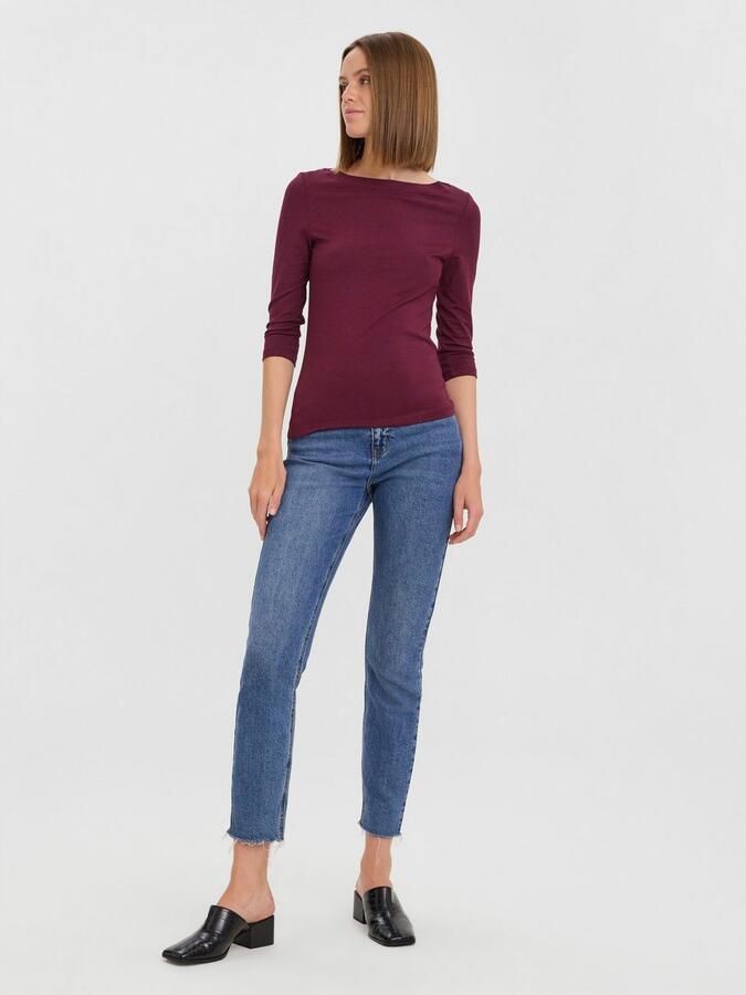 Vero Moda Shirt met 3 4 mouwen VMPANDA MODAL 3 4 TOP JRS NOOS - Foto 6