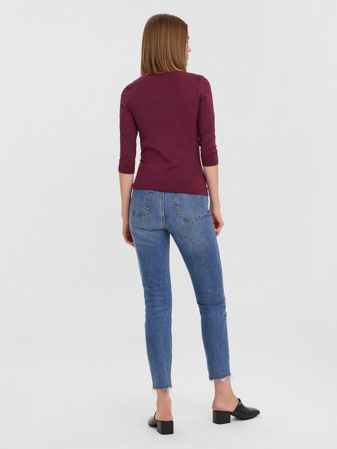 Vero Moda Shirt met 3 4 mouwen VMPANDA MODAL 3 4 TOP JRS NOOS - Foto 5