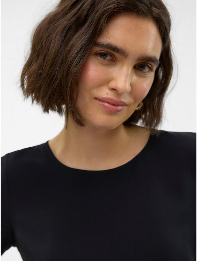 Vero Moda Shirt met korte mouwen VMEASY JOY S S TOP WVN GA - Foto 2