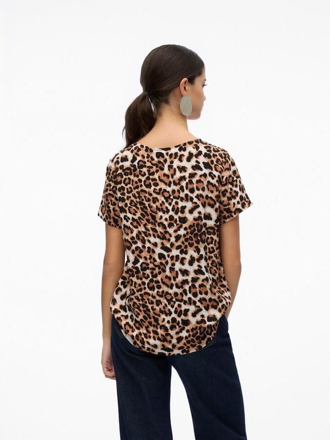 Vero Moda Shirt met korte mouwen VMEASY JOY S S TOP WVN GA - Foto 3