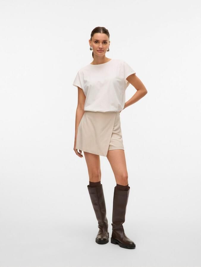 Vero Moda Shirt met korte mouwen VMEMMY SS LACE TAPE TOP JRS GA NOOS - Foto 5