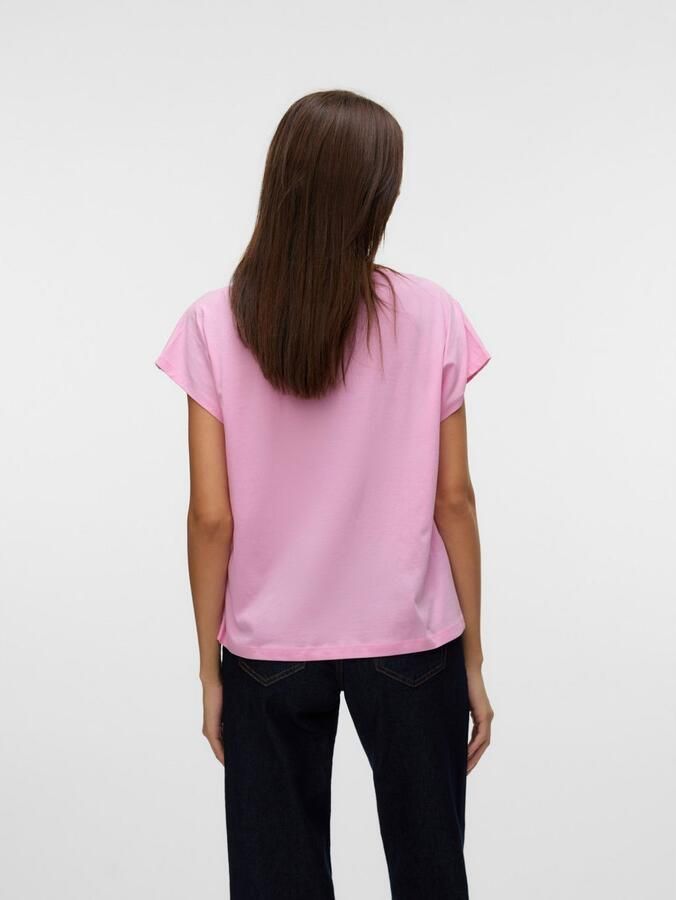 Vero Moda Shirt met korte mouwen VMEMMY SS LACE TAPE TOP JRS GA NOOS - Foto 3