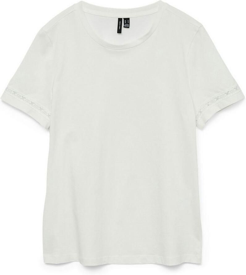 Vero Moda Shirt met korte mouwen VMSAVANNAH FRANCIS SS TOP BOX JRS SPE GA