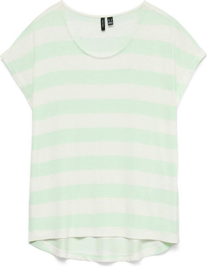 Vero Moda Shirt met korte mouwen VMWIDE STRIPE SL TOP GA JRS NOOS - Foto 4