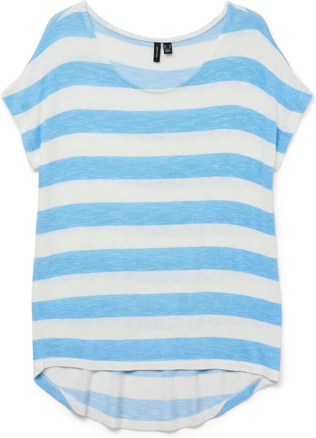 Vero Moda Shirt met korte mouwen VMWIDE STRIPE SL TOP GA JRS NOOS