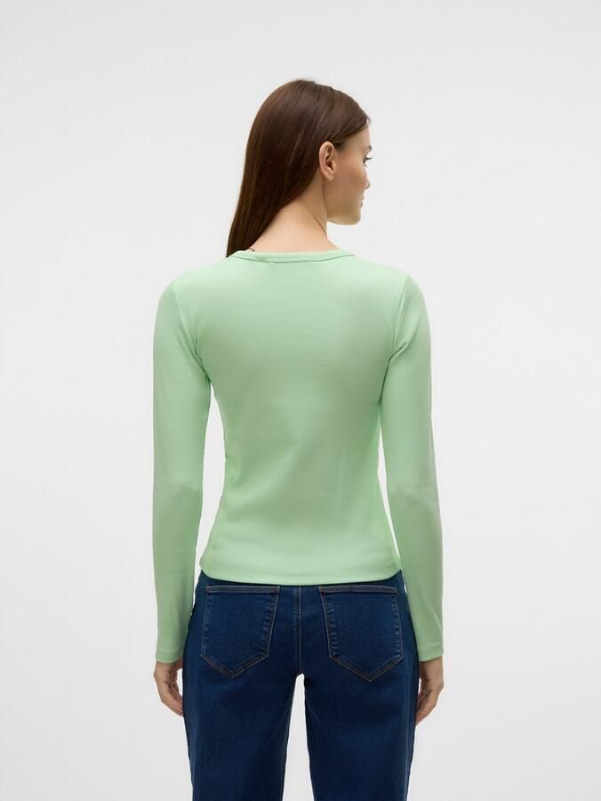 Vero Moda Shirt met lange mouwen VMCHLOE LS SHORT TOP JRS NOOS - Foto 6