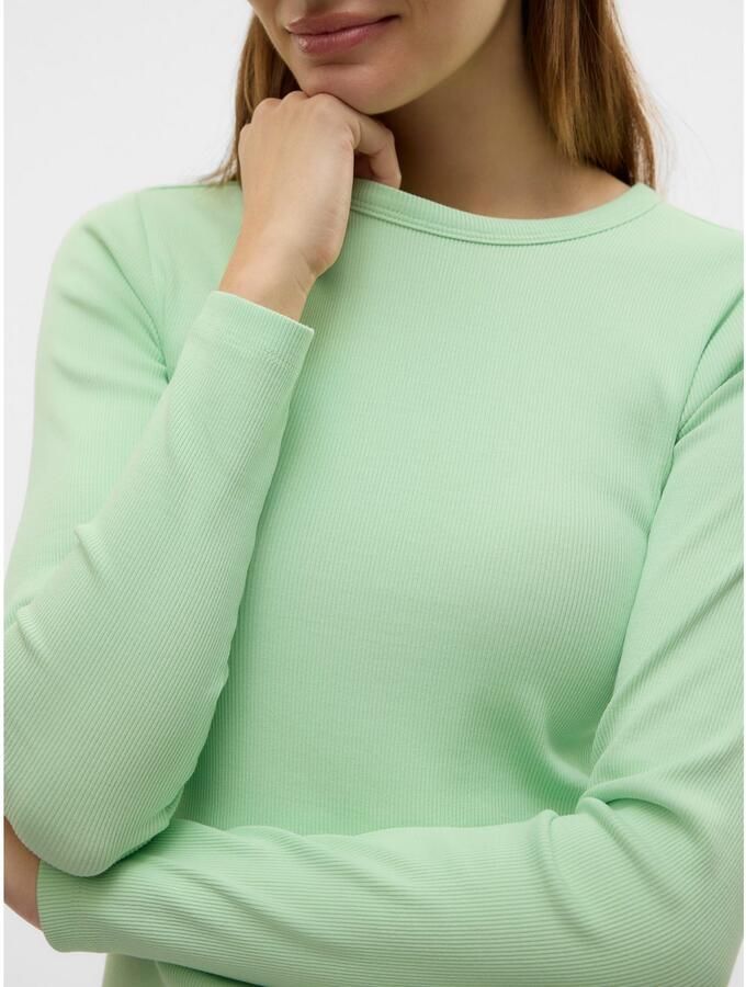 Vero Moda Shirt met lange mouwen VMCHLOE LS SHORT TOP JRS NOOS - Foto 2