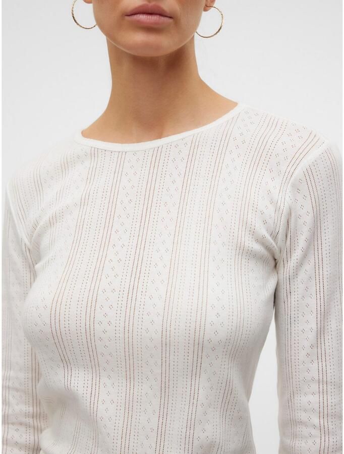 Vero Moda Regular fit shirt met lange mouwen van puur katoen model 'LISA' - Foto 2