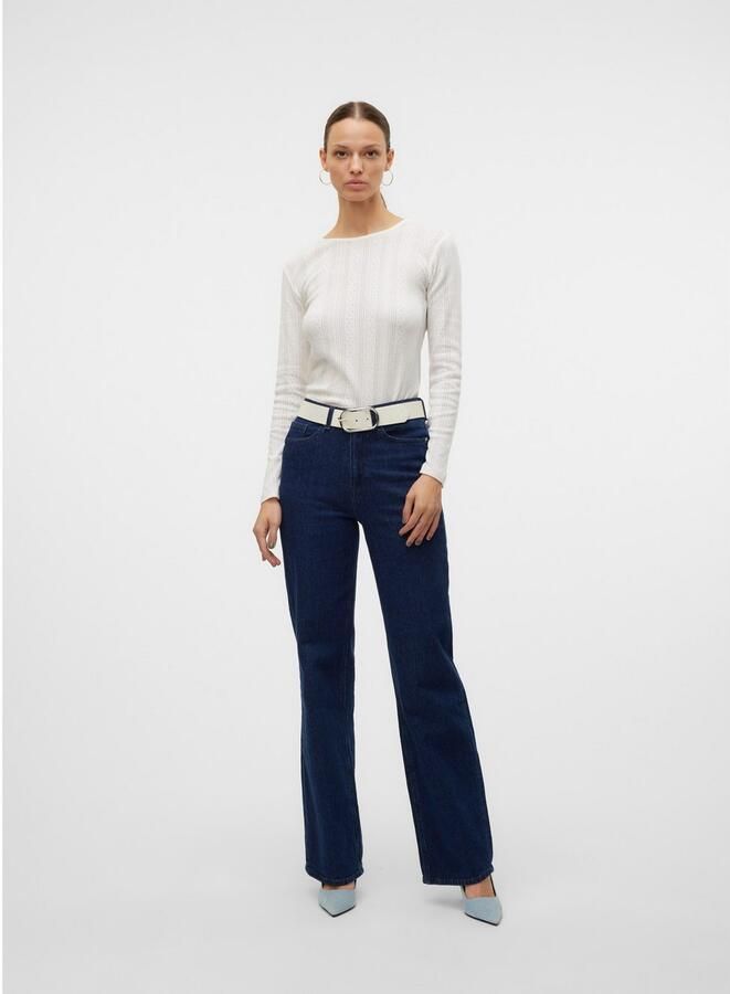 Vero Moda Regular fit shirt met lange mouwen van puur katoen model 'LISA' - Foto 5