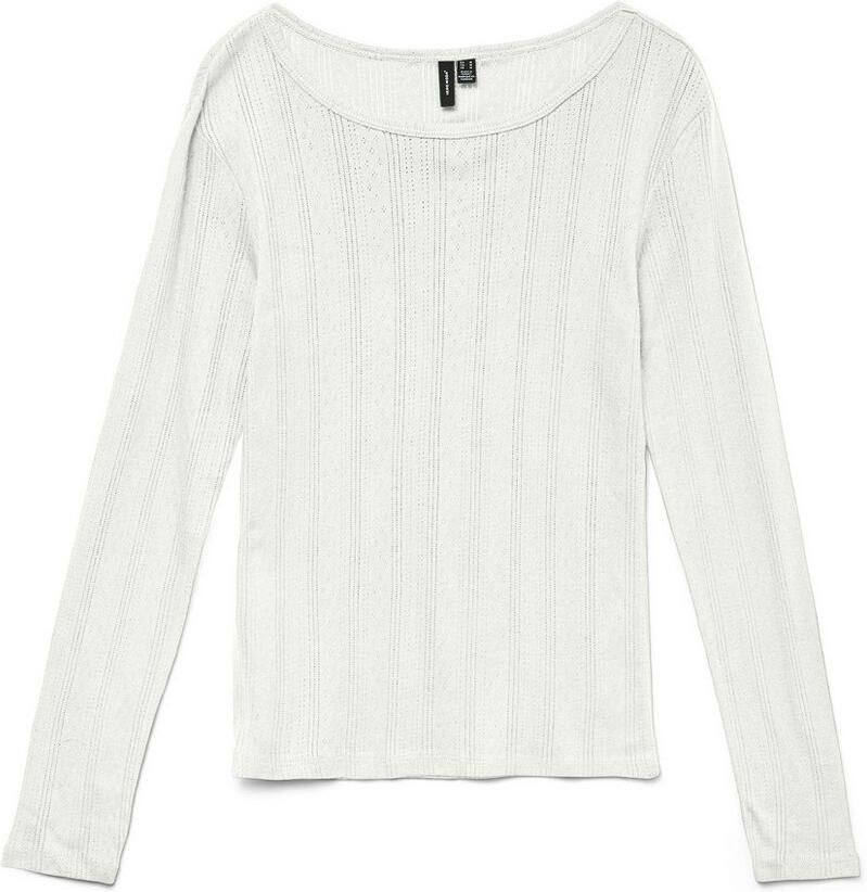Vero Moda Regular fit shirt met lange mouwen van puur katoen model 'LISA'