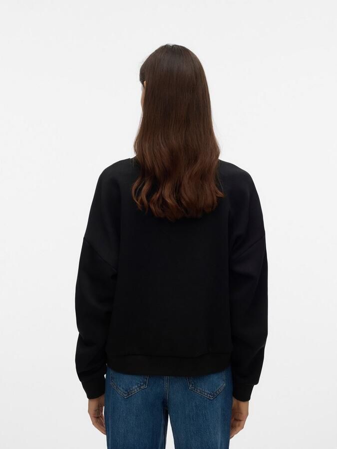 Vero Moda Shirt met lange mouwen VMLOTTE TRINA LS SWEAT BOX GA BF - Foto 4