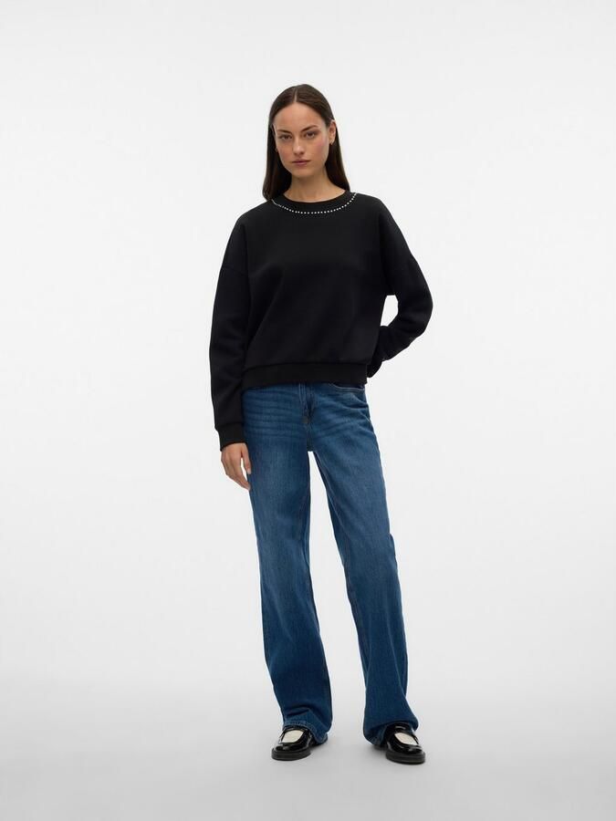 Vero Moda Shirt met lange mouwen VMLOTTE TRINA LS SWEAT BOX GA BF - Foto 5