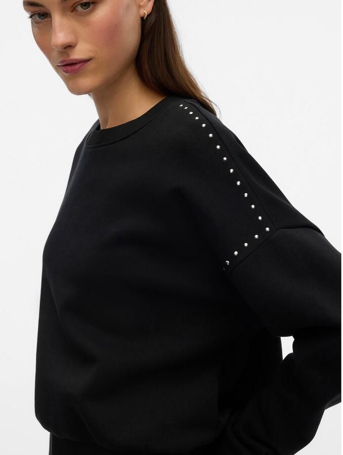 Vero Moda Shirt met lange mouwen VMLOTTE TRINA LS SWEAT BOX GA BF - Foto 2
