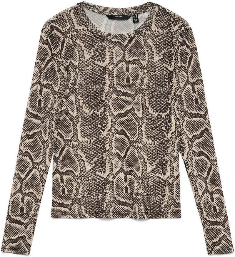 Vero Moda Shirt met lange mouwen VMLOVA LS MESH TOP JRS NOOS