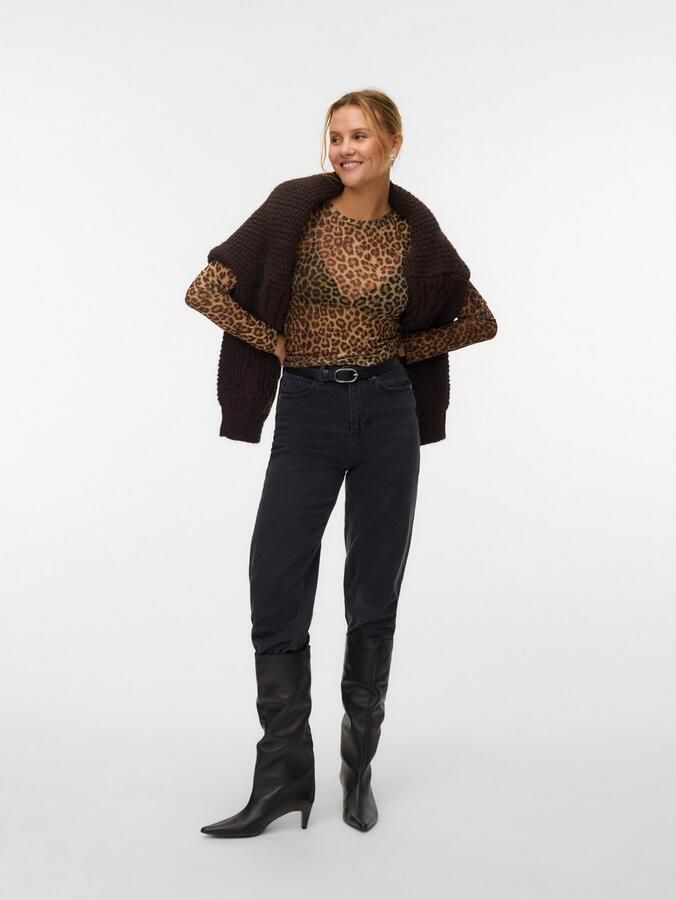 Vero Moda Shirt met lange mouwen VMLOVA LS MESH TOP JRS NOOS - Foto 3