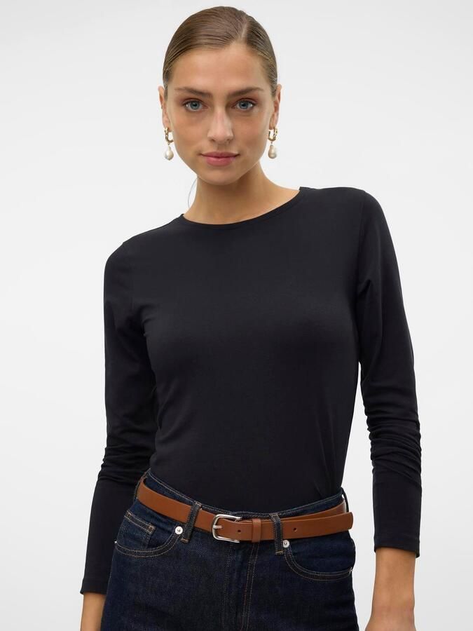 Vero Moda Shirt met lange mouwen VMLULU LS O-NECK TOP JRS GA NOOS - Foto 6