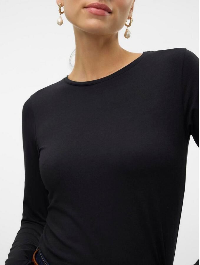 Vero Moda Shirt met lange mouwen VMLULU LS O-NECK TOP JRS GA NOOS - Foto 2
