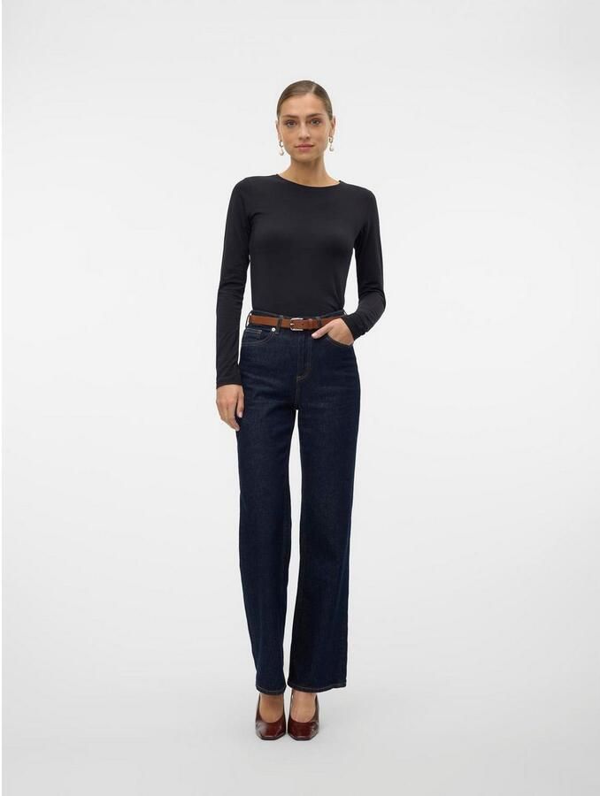 Vero Moda Shirt met lange mouwen VMLULU LS O-NECK TOP JRS GA NOOS - Foto 3