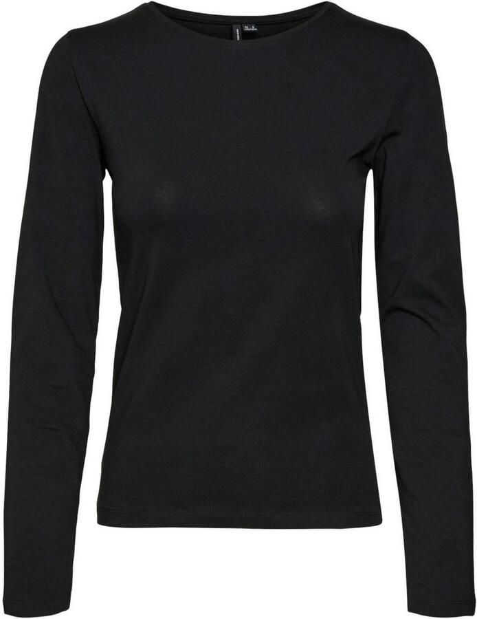 Vero Moda Shirt met lange mouwen VMLULU LS O-NECK TOP JRS GA NOOS